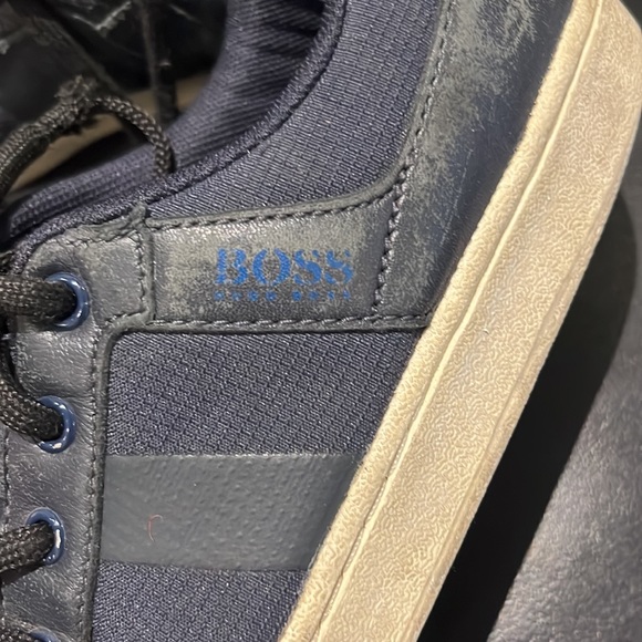 Leather kids Boss Sneakers - Picture 2 of 6